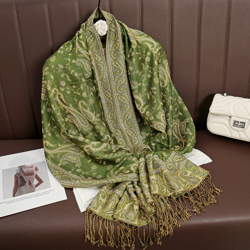 Luxury Brand Autumn Cashmere Pashmina Shawl Lady Wrap Warm Winter