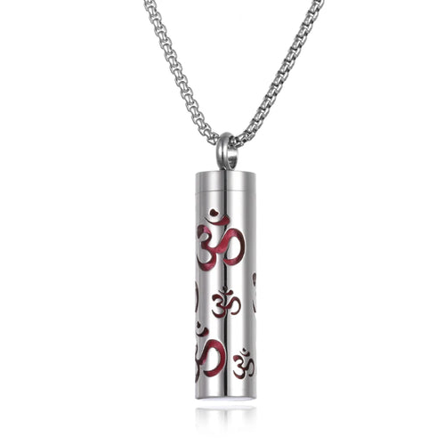 Long Strip Stainless Steel Aromatherapy Necklace Perfume Diffuser