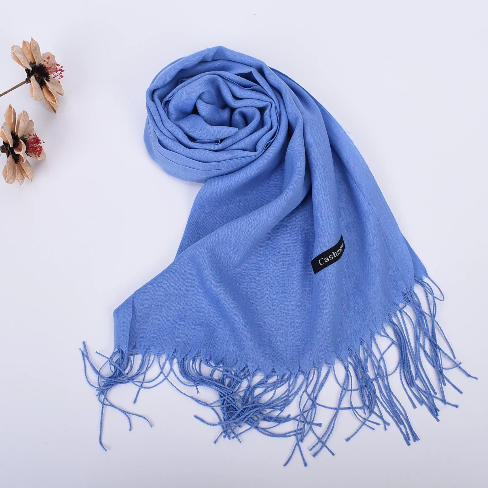New autumn and winter solid color scarf for both men and women, 100g