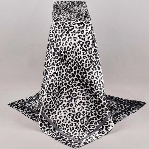 90*90cm Hair Scarf Women Fashion Designer Beautiful Flowers Foulard