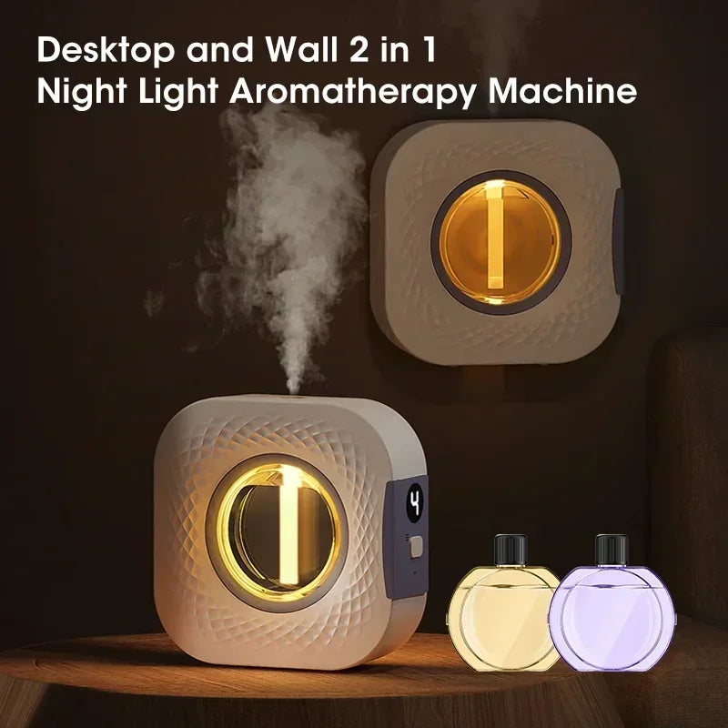 Smart Aroma Diffuser Air Purifier Digital Display Plant Essential Oils