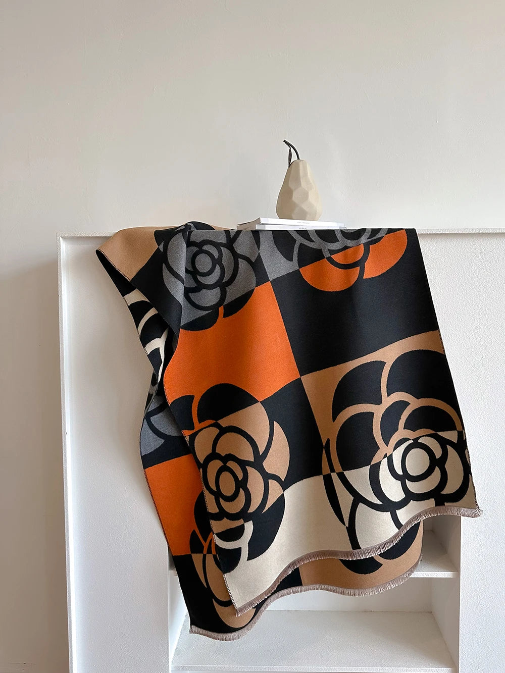 Cashmere Scarf for Women Thick Warm Winter Blanket Brand Female Luxury