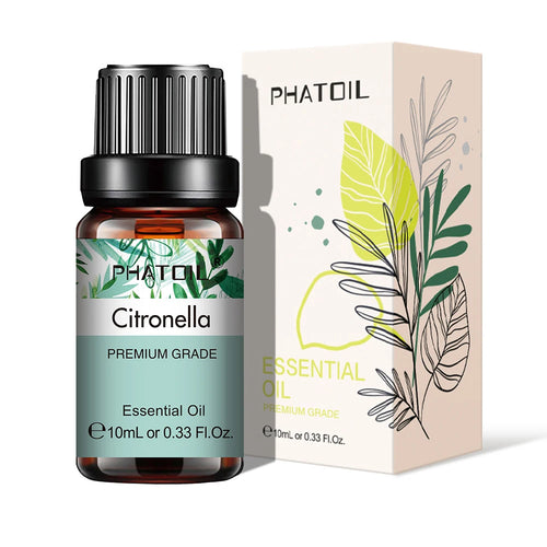 PHATOIL Natural Plant Essential Oil 10ml Eucalyptus Rose Lemon