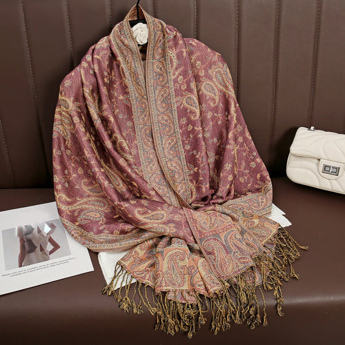 Luxury Brand Autumn Cashmere Pashmina Shawl Lady Wrap Warm Winter
