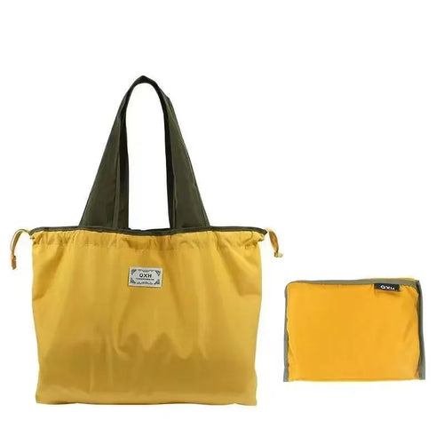 Foldable Eco-Friendly Shoulder Bags Women's Reusable Grocery Bag Large