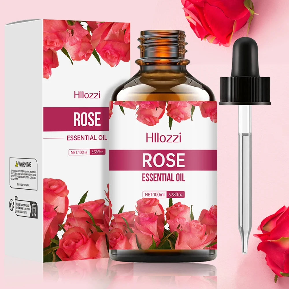 Rose essential oil face and body skin care essential oil moisturizing