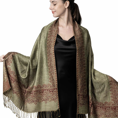Luxury Brand Autumn Cashmere Pashmina Shawl Lady Wrap Warm Winter