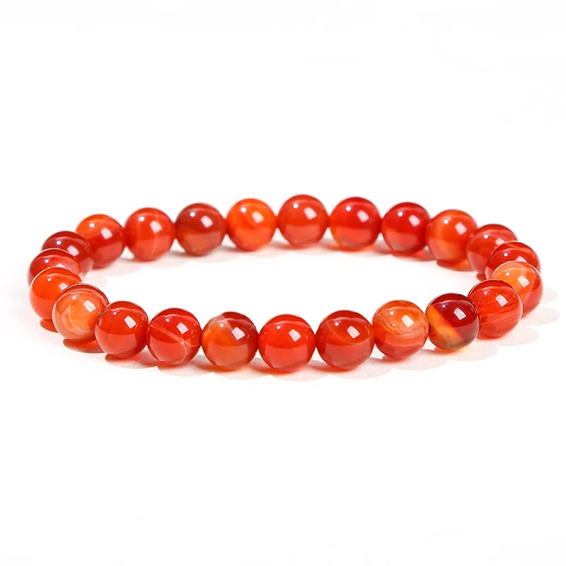 JD Natural Stone Beads Bracelet Amethyst Tiger Eye Crystal Quartz