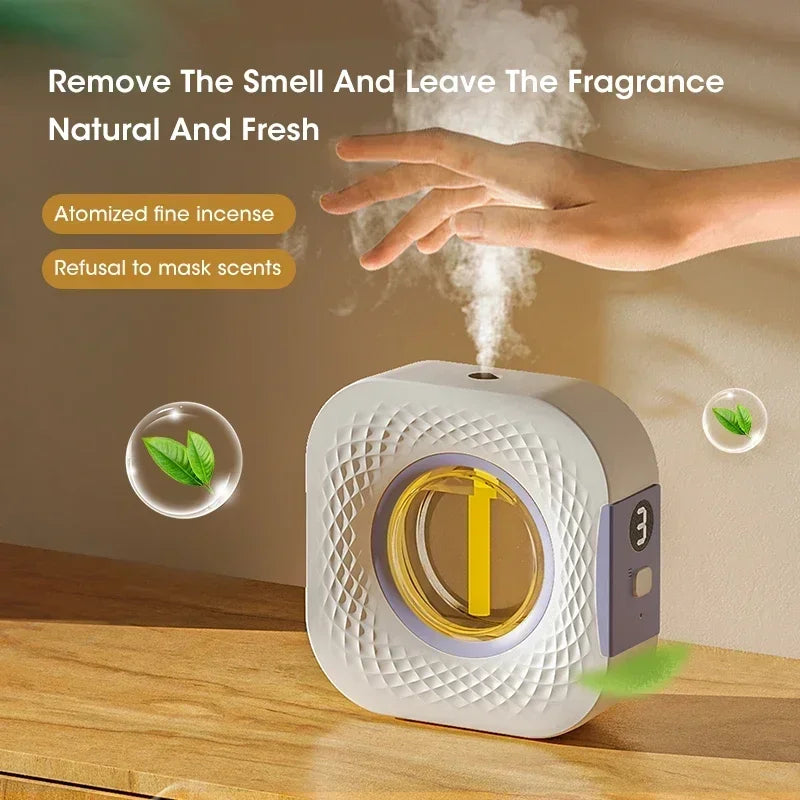 Smart Aroma Diffuser Air Purifier Digital Display Plant Essential Oils