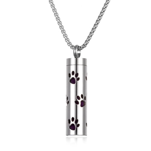 Long Strip Stainless Steel Aromatherapy Necklace Perfume Diffuser