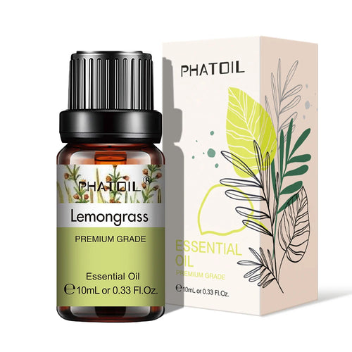 PHATOIL Natural Plant Essential Oil 10ml Eucalyptus Rose Lemon