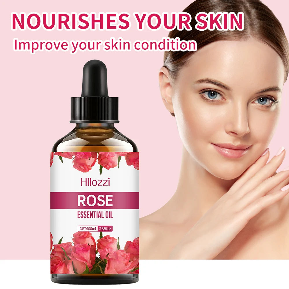 Rose essential oil face and body skin care essential oil moisturizing