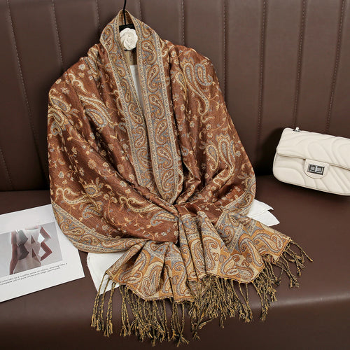 Luxury Brand Autumn Cashmere Pashmina Shawl Lady Wrap Warm Winter