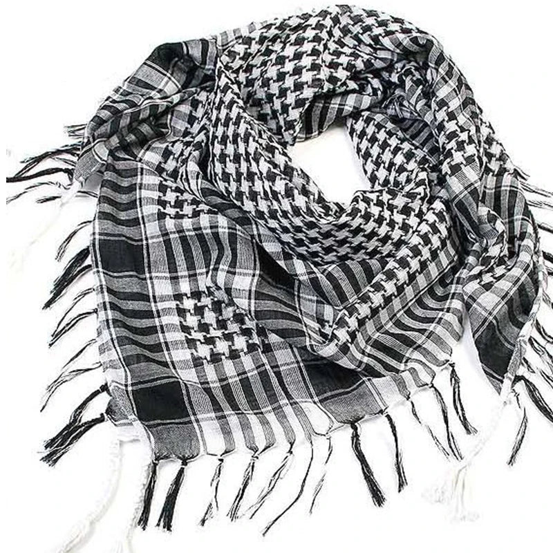 Summer Women Tactical Arab Scarf Men Fashion Lightweight Hijab Scarf