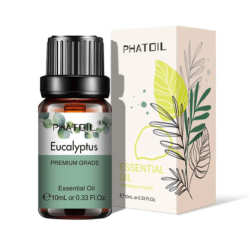 PHATOIL Natural Plant Essential Oil 10ml Eucalyptus Rose Lemon
