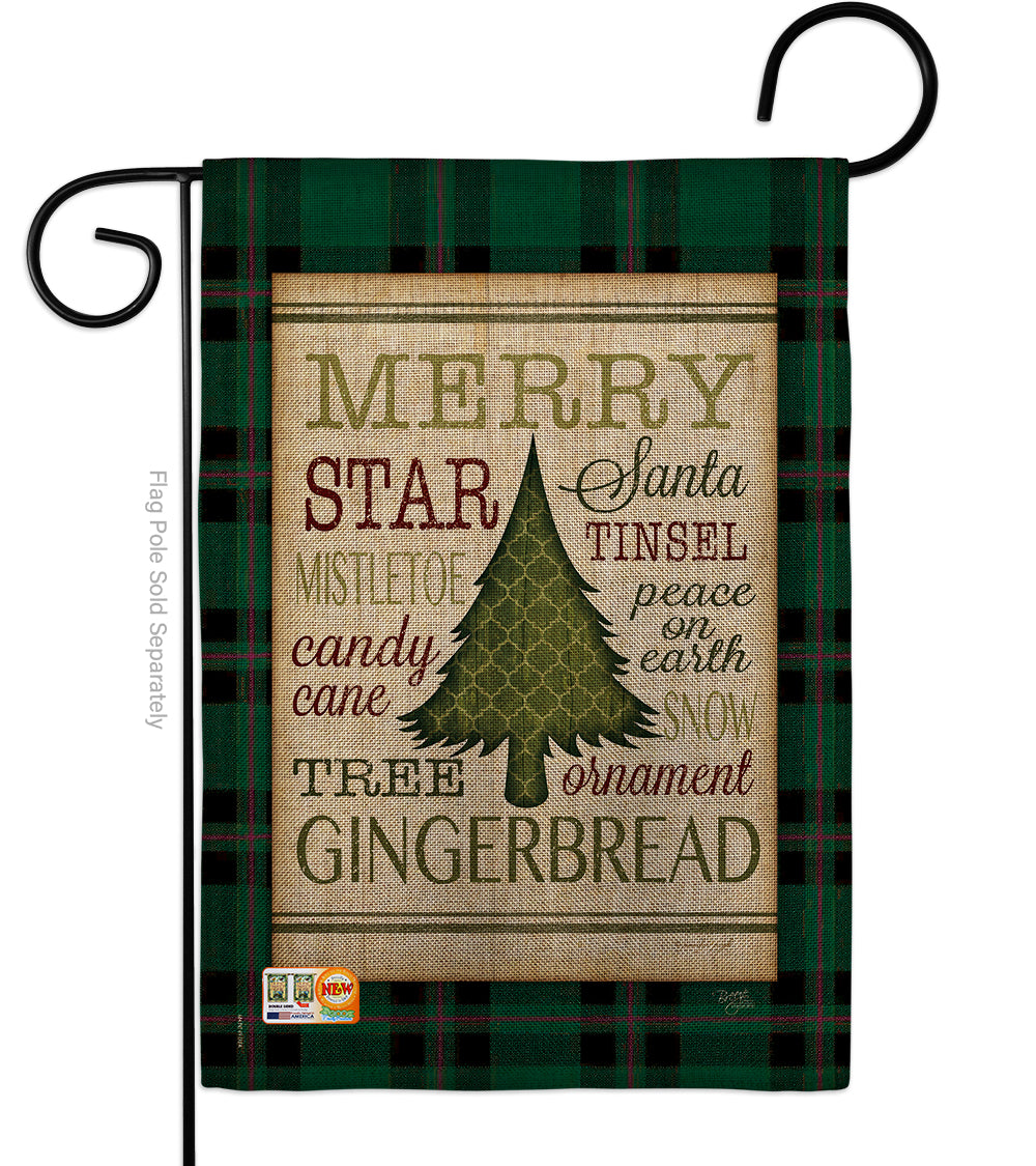 Breeze Decor BD-XM-G-114180-IP-DB-D-US18-SB 13 x 18.5 in. Oh Christmas