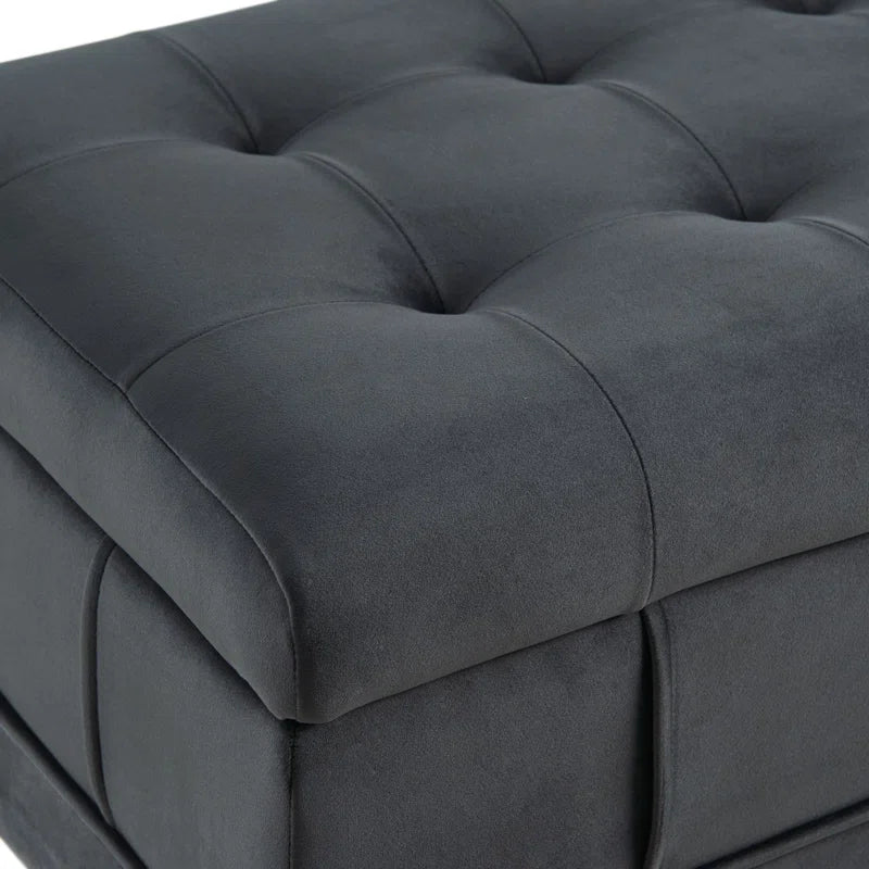 Gloria Velvet Ottoman