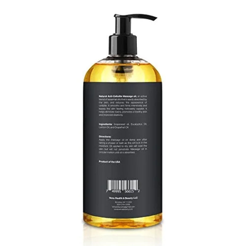 Massage Oil 100% All Natural Deep, Tightens, and Tones Skin Moisturizes