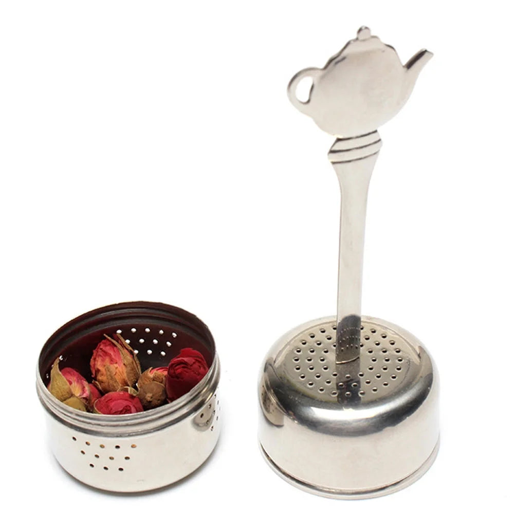 2Pcs Stainless Steel Tea Balls Mesh Tea Filter Loose Leaf Tea Infuser Strainers Tea Interval Diffuser with Handle for Loose Tea