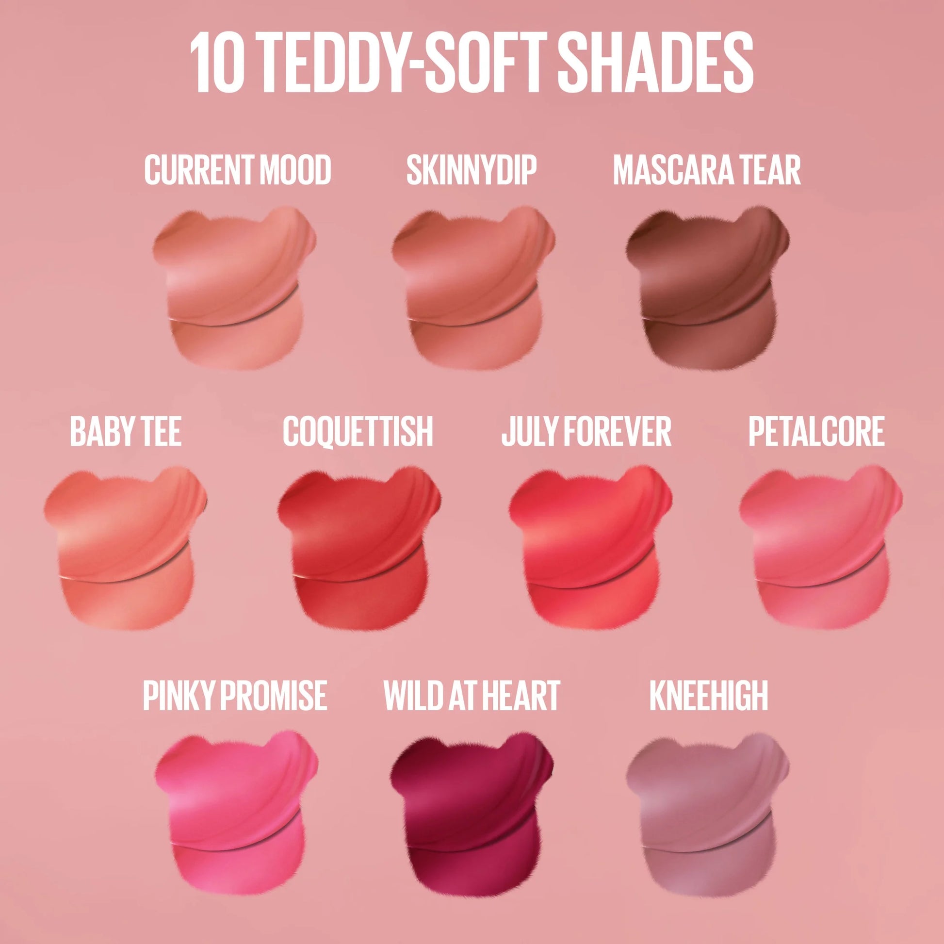 Super Stay Teddy Tint, Long Lasting Matte Lip Stain, Baby Tee, 0.17 Fl Oz