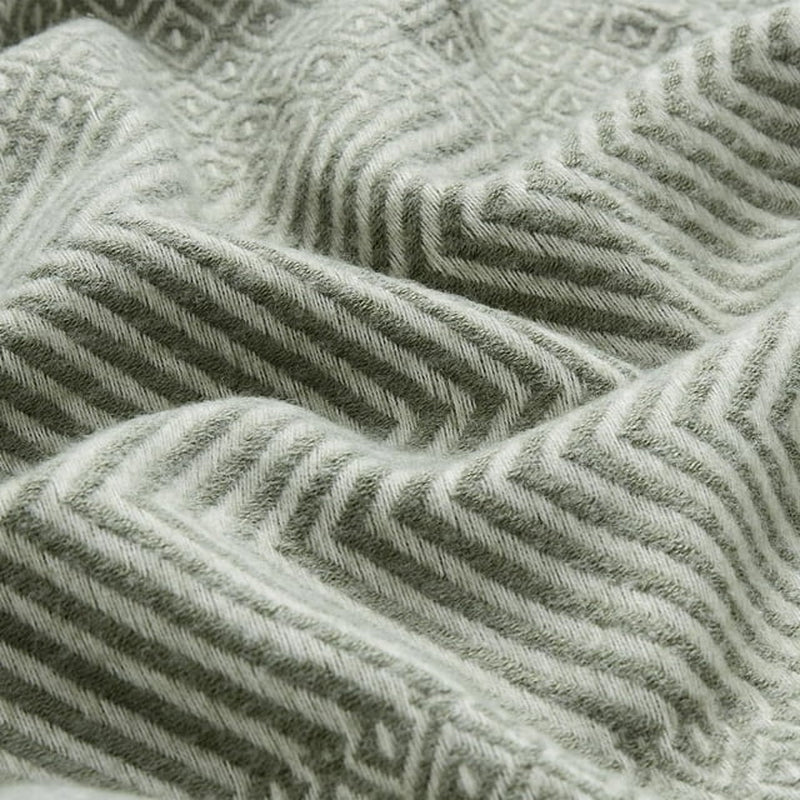 Wave Throw Blanket for Couch Sofa Chair Bed Home Decoration, Super Soft Warm for All Season, 50''X60'', Green