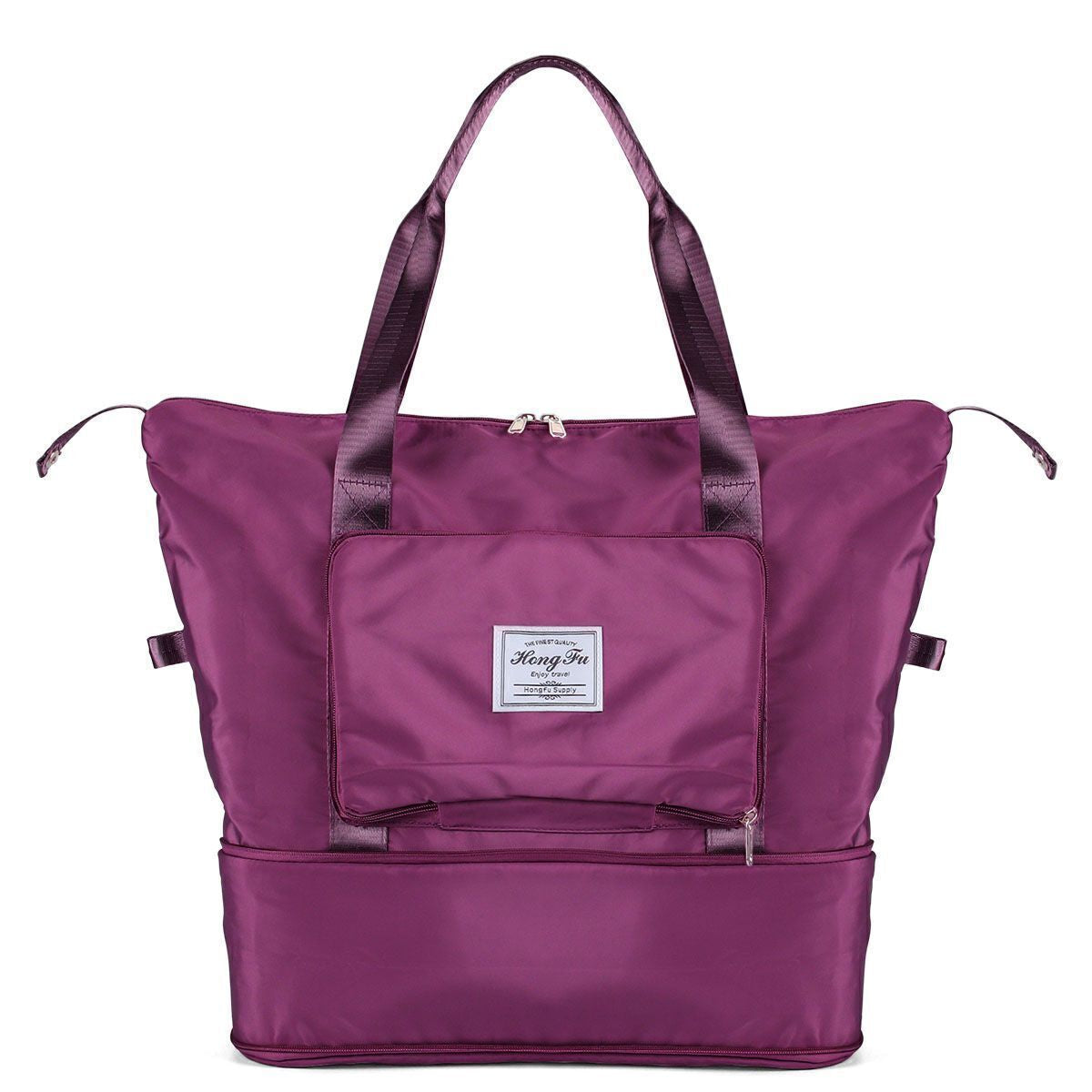 Spacious & Stylish Waterproof Travel Duffel Bag for Women - Collapsible & Expandable!