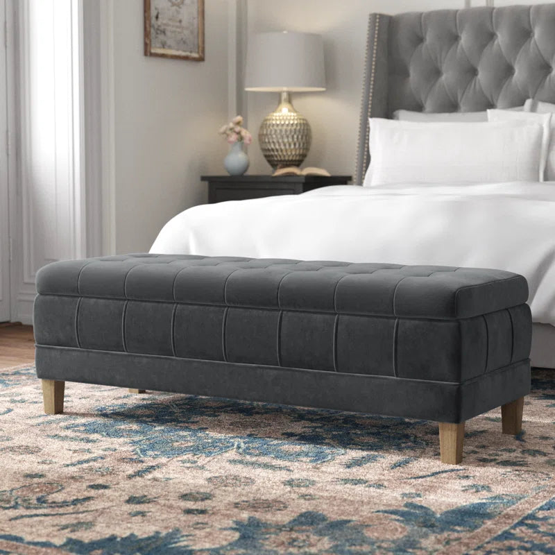 Gloria Velvet Ottoman