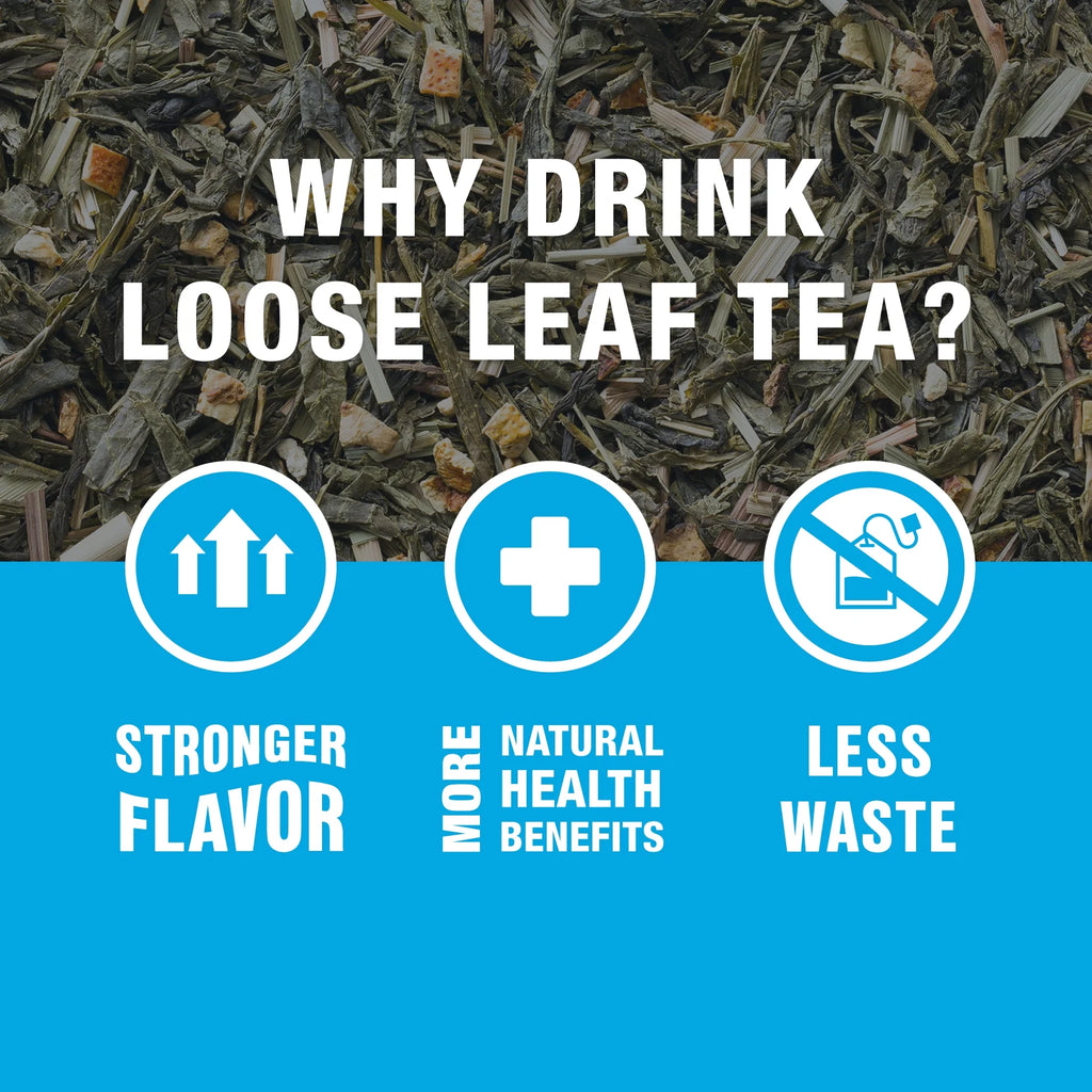 - Lean Green Machine, Slenderizer Loose Leaf Green Tea, Light Citrus Green Tea, Medium Caffeine, Gmo-Free, Make Hot or Iced Tea & Brews up to 25 Cups - 1.9 Ounce Resealable Pouch