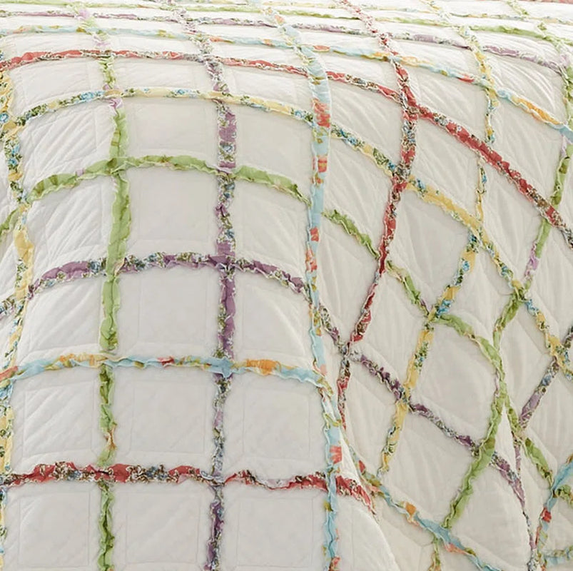 Ruffle Garden Cotton Quilt