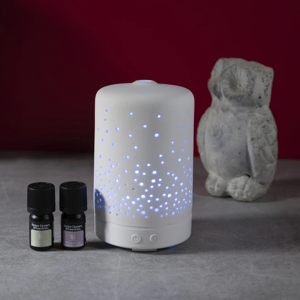 3 Piece 100 Ml Cool Mist Ultrasonic Aroma Diffuser Set, Confetti