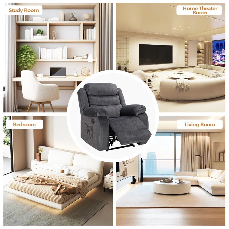Kokal Recliner Chair with Massage and Heat Functions