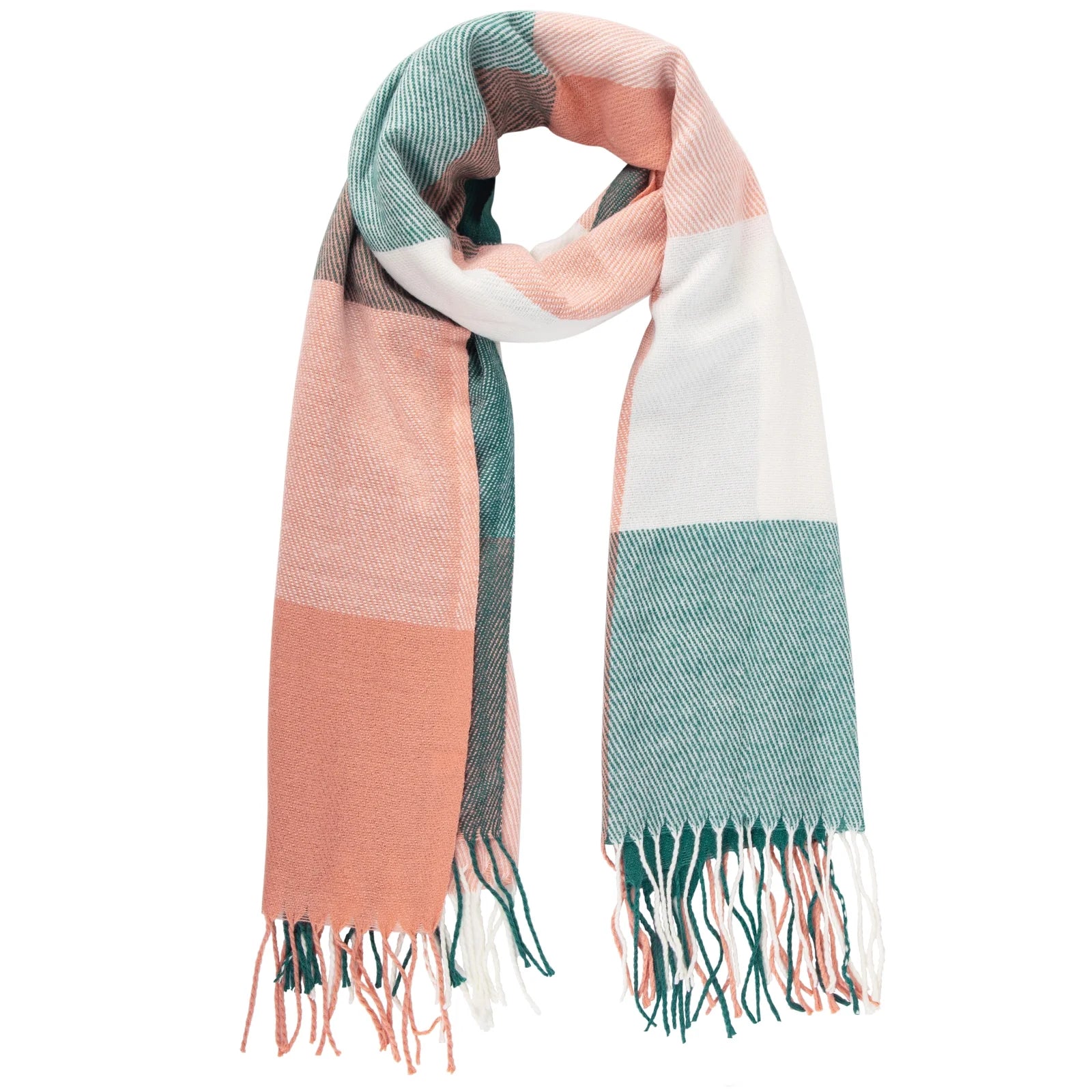 Winter Scarf for Women Tassel Fashion Long Shawl Wrap Scarf for Winter Warm Lightweight One Size