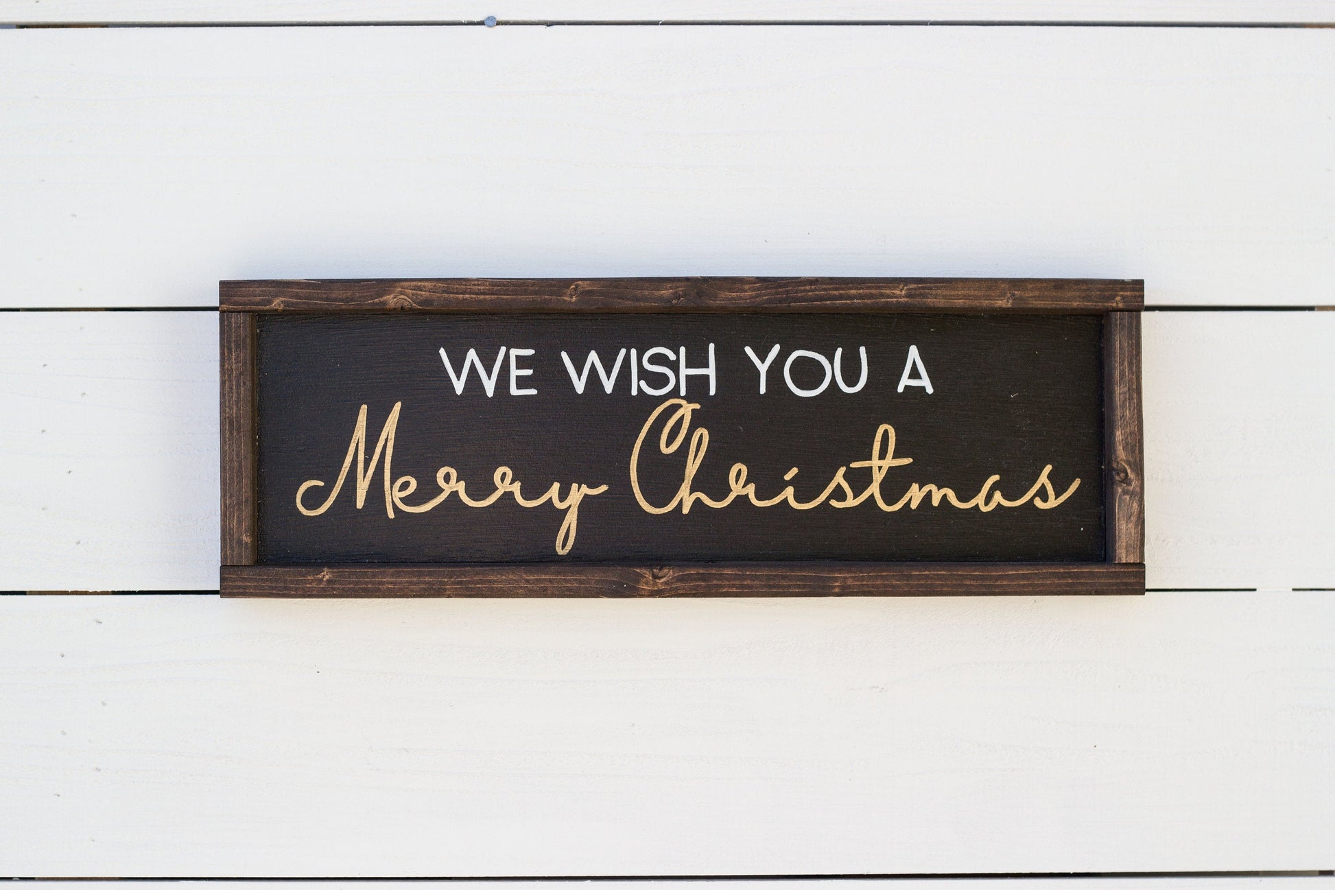 We Wish You A Merry Christmas, wood sign, Christmas Decor